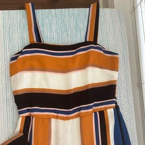 straight leg and spaghetti strap jumpsuit